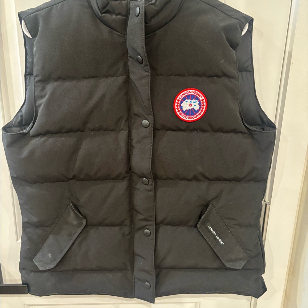 Canada Goose Black Quilted Vest